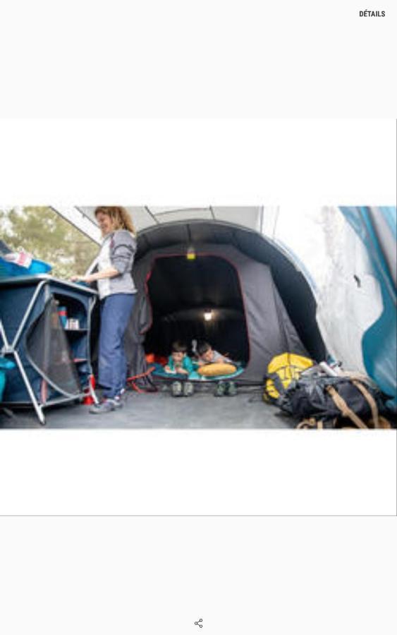 Les Hortensias Grande Tente Familiale Deux Chambres Et Sejour Vue Mer Sur Camping Nature Plestin-les-Grèves 외부 사진
